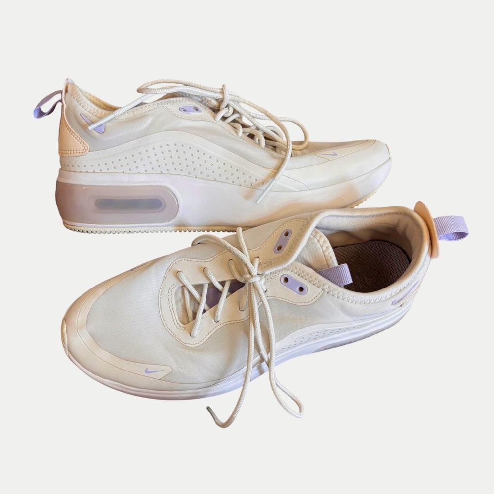 Nike Womens Air Max Dia Summit White Oxygen Purple White Running Athletic Shoe 8